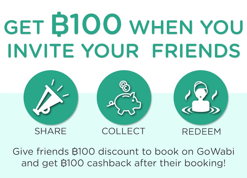 Get 100฿ when you invite your friend