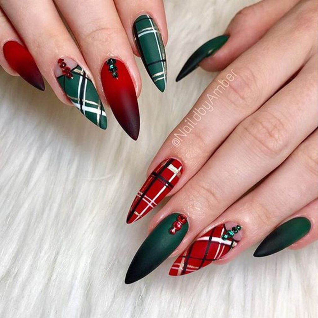 ไอเดียแต่งเล็บวันคริสมาสต์ - Christmas Nail Idea 2020