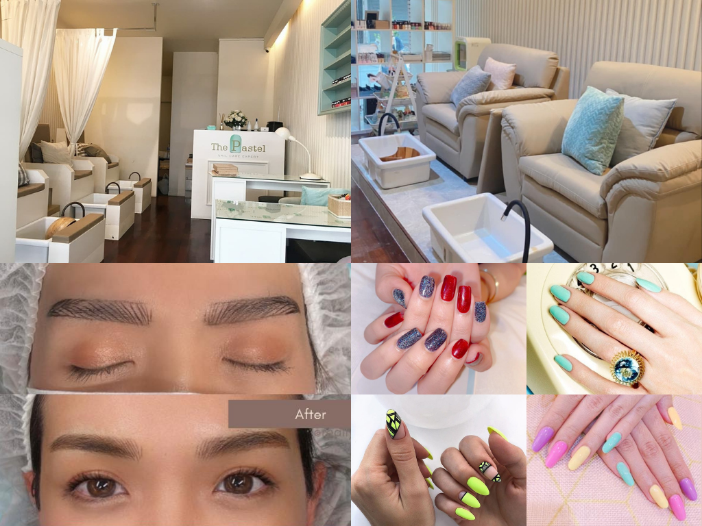 ทำเล็บ ต่อขนตาร้าน The Pastel