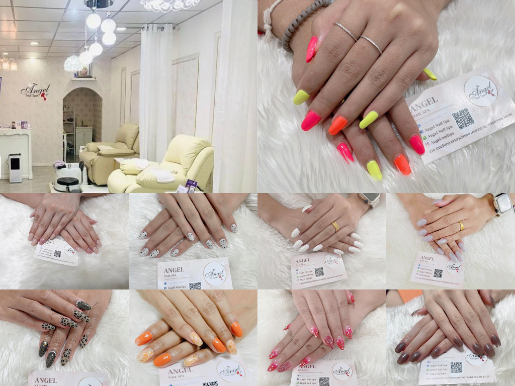 ร้านทำเล็บยอดนิยม angel nails spa