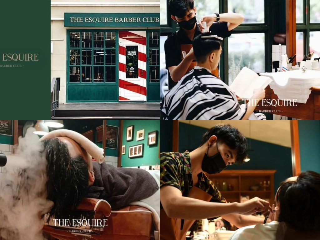 ร้านตัดผมชาย The Esquire Barber Club (Asoke)