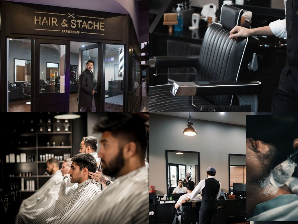 ร้านตัดผมชาย Hair & Stache Barbershop