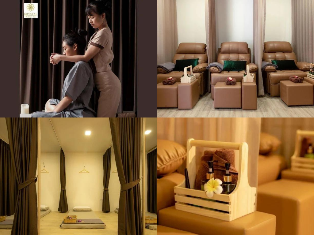 นวดสปาร้าน Krystal Wellness Spa