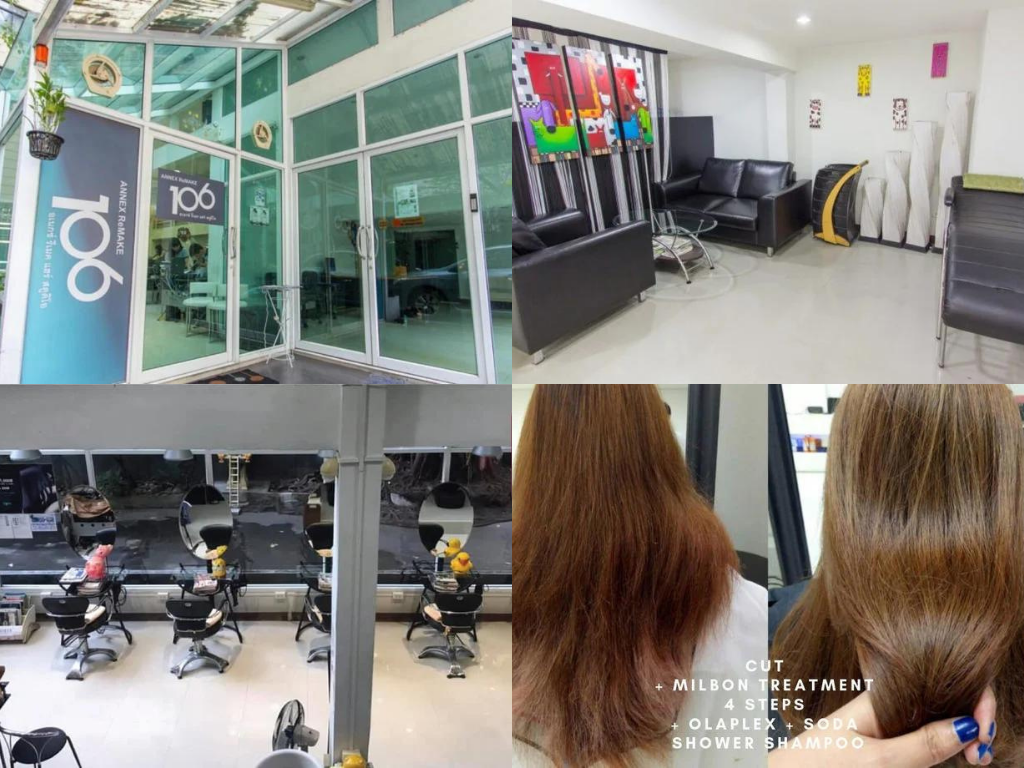 ทำผม ทรีทเม้นท์ผม ตัดผม ทำสีผมร้าน ANNEX ReMAKE 106 Hair Studio