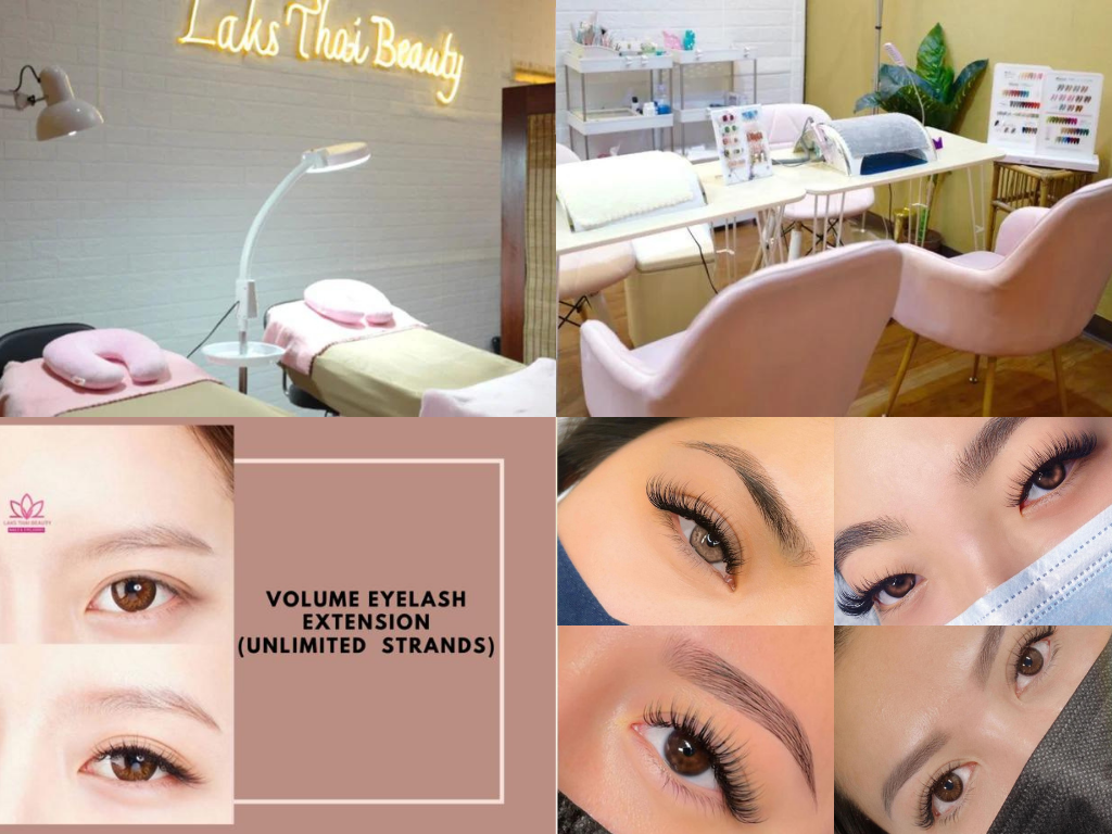 ร้านต่อขนตา ลิฟติ้งขนตา ขนคิ้วร้าน Laks Thai Beauty Nails & Eyelashes