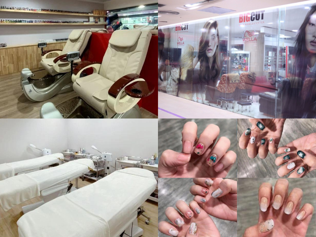 ทำเล็บร้าน Bigcut Hair World Center