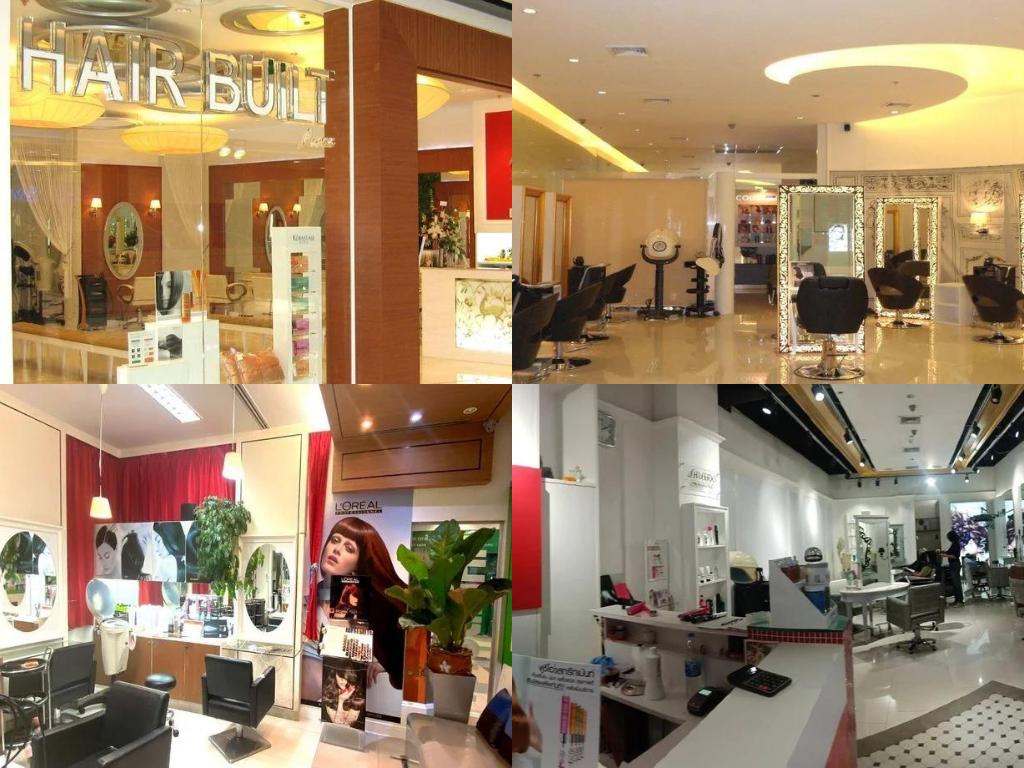 ทำผม ทรีทเม้นท์ผม ตัดผม ทำสีผมร้าน Hairbuilt