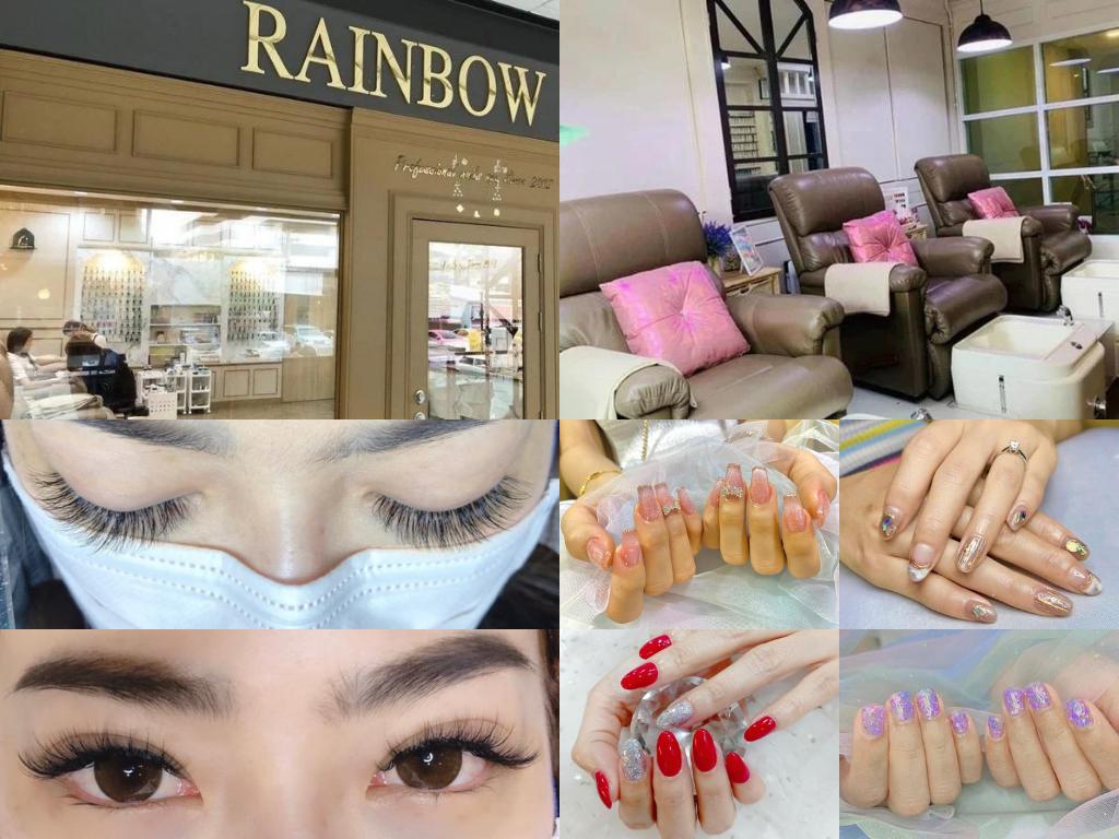 ร้านต่อขนตา ลิฟติ้งขนตา ขนคิ้วร้าน Rainbow Nails Bangna