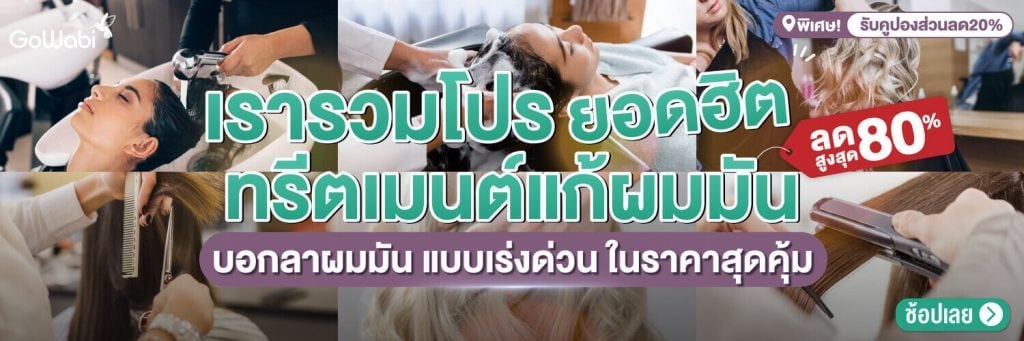 ทรีตเมนต์แก้ผมมัน