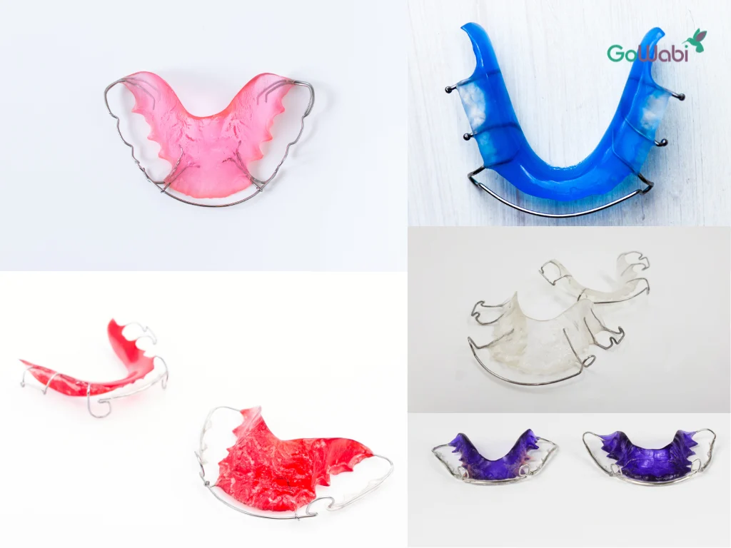 สีรีเทนเนอร์สีพื้น