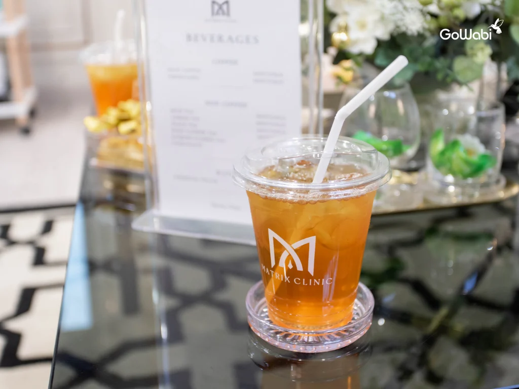 Matrix clinic รีวิวบรรยากาศภายในร้าน มีชาพีชบริการ