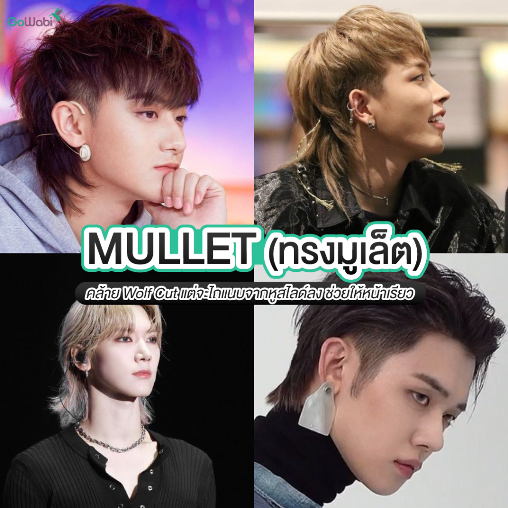 ทรงผมผู้ขาย 2024 mullet