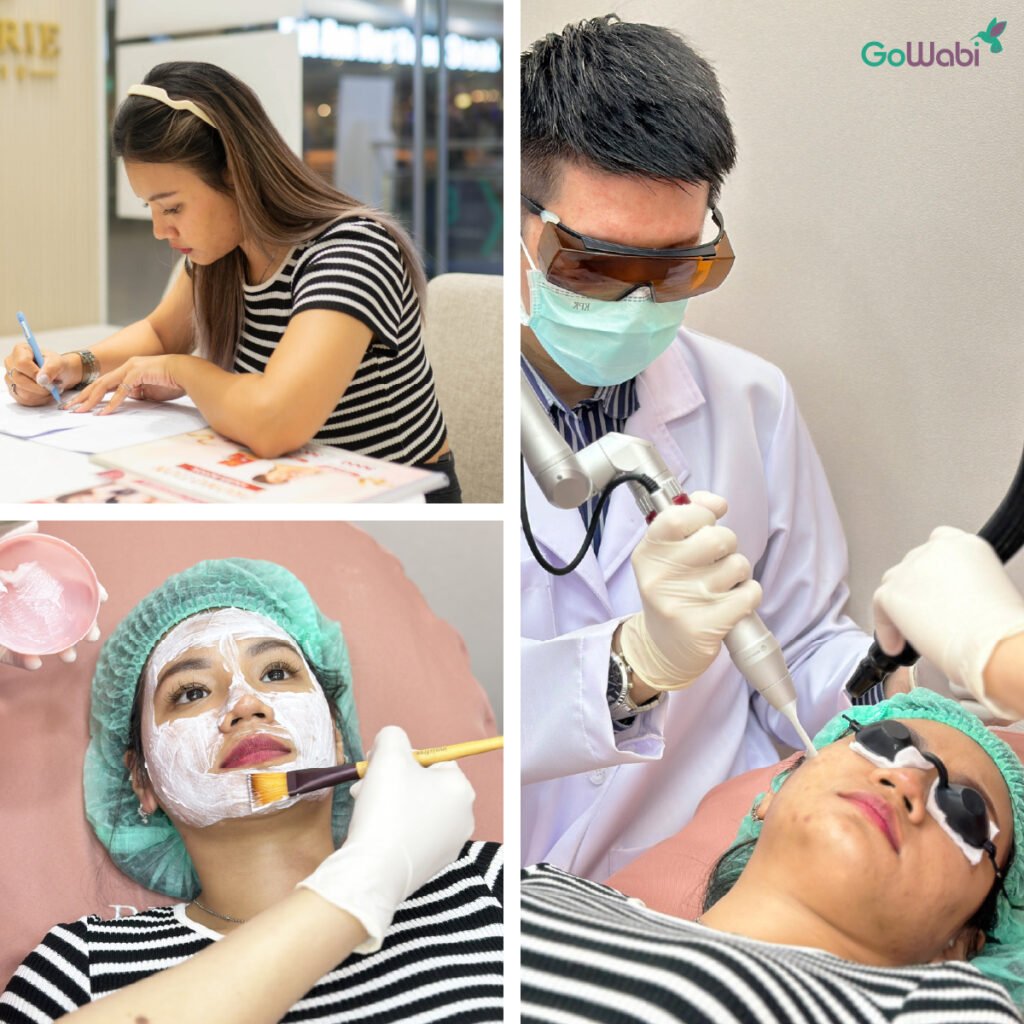 reverie clinic รีวิวระหว่างทำหัตถการ