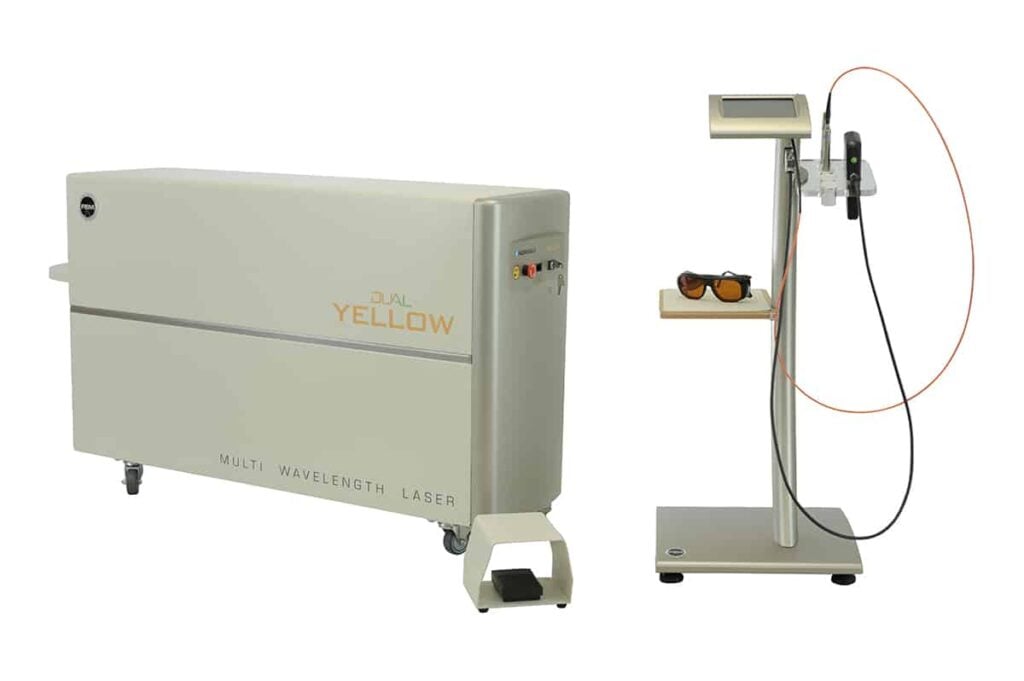 เครื่อง dual yellow laser