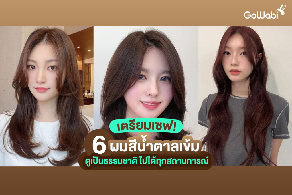เตรียมเซฟ! 6 ผมสีน้ำตาลเข้ม ดูเป็นธรรมชาติ ไปได้ทุกสถานการณ์