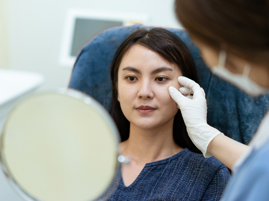 botox injection with doctor