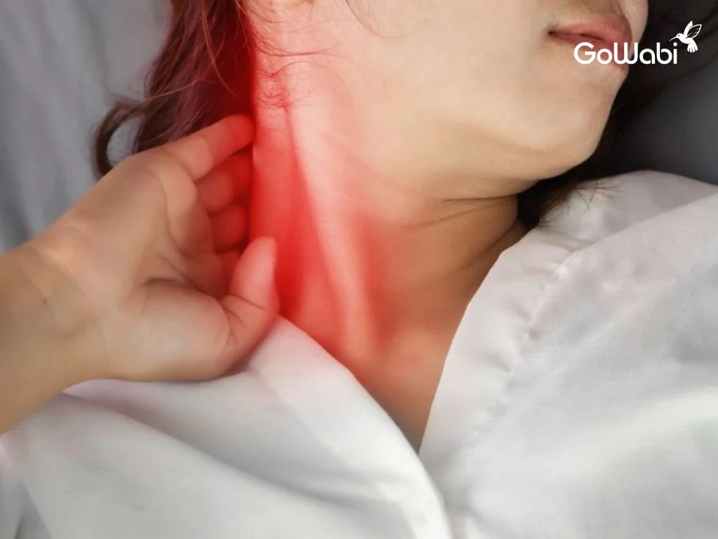 นวดคอบ่าไหล่ด้วยตัวเอง รูดคลายเส้นข้างคอ