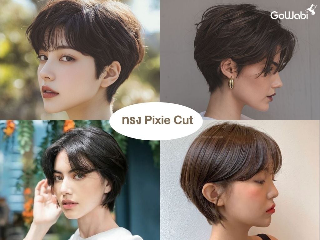 ทรงผมผู้หญิงสุดเท่ pixie cut