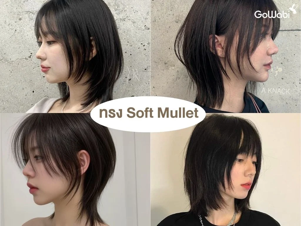 ทรงผมผู้หญิงสุดเท่ soft mullet