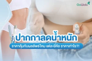 ปากกาลดน้ำหนักราคาเท่าไหร่