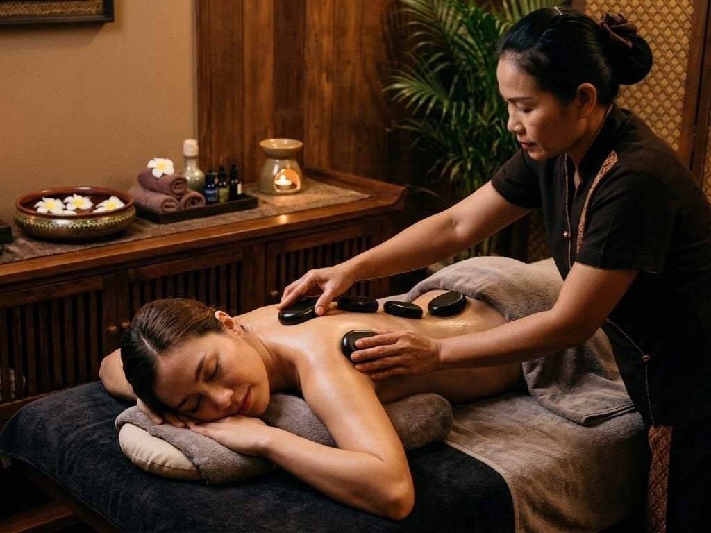 นวดหินร้อน